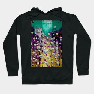 Oil painting colorful bubbles style Hoodie